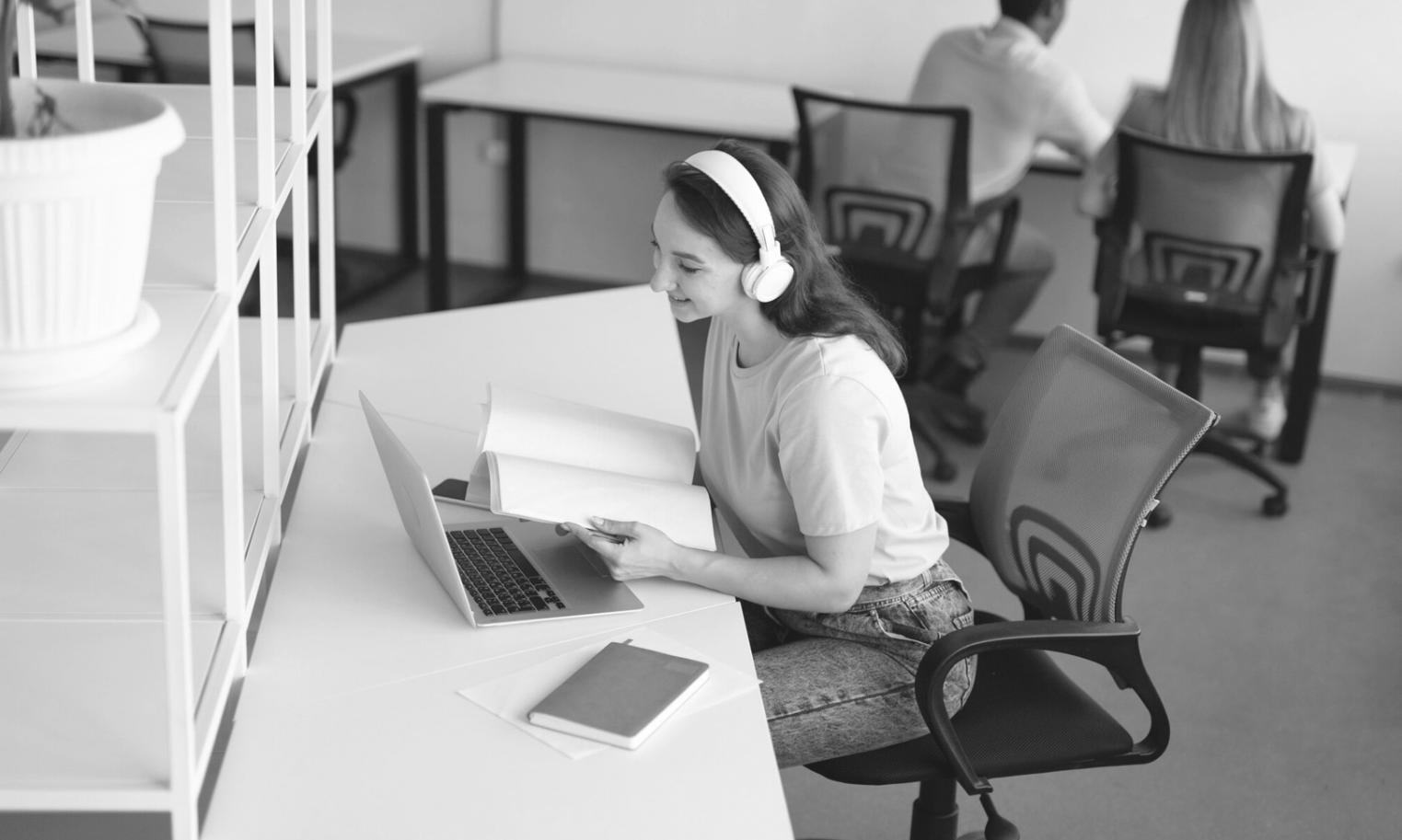 Financial planning workspace with budget analysis