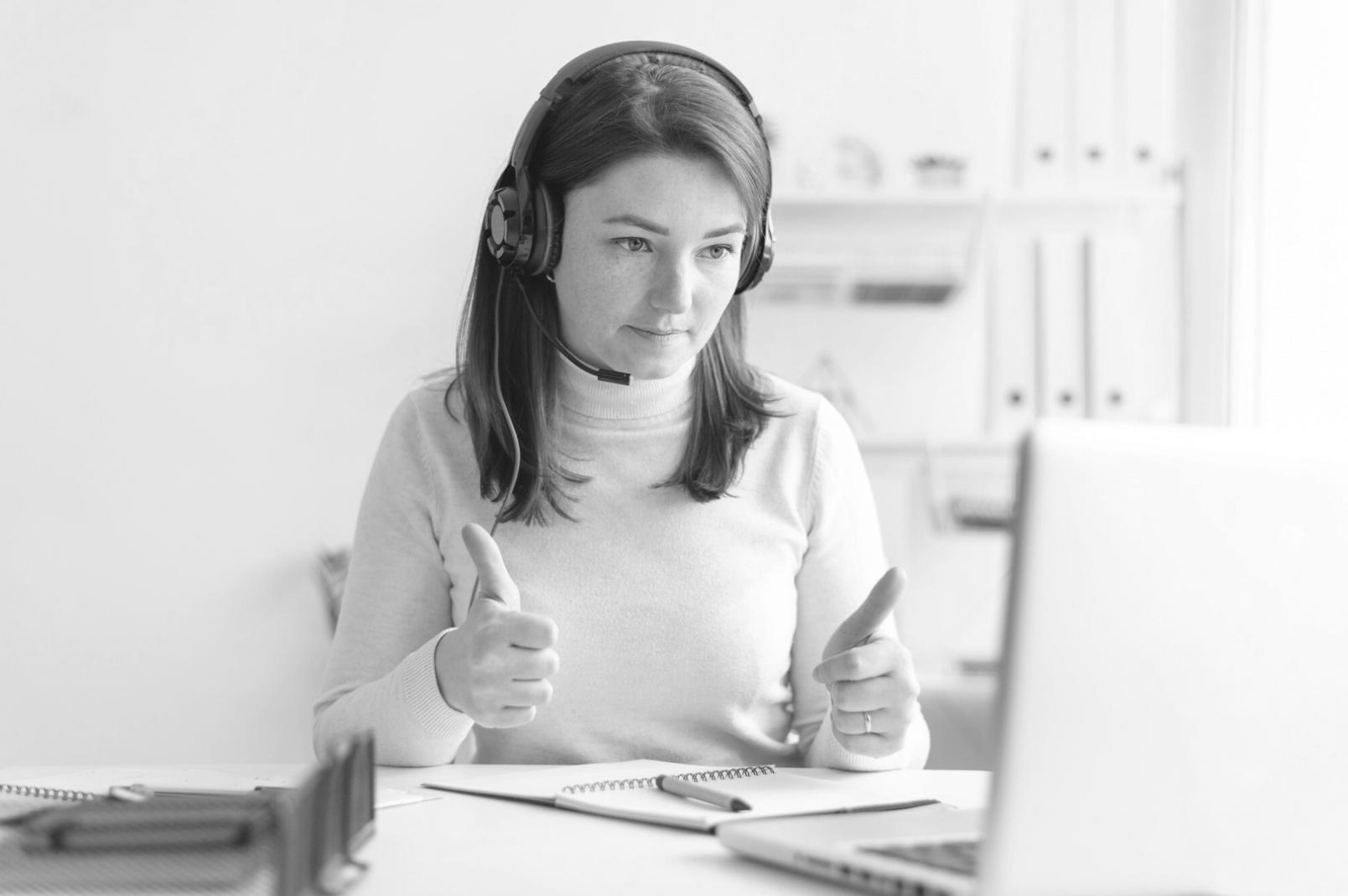 Team reviewing financial projections